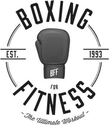 BOXING FOR FITNESS BFF EST. 1993 THE ULTIMATE WORKOUT