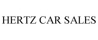 HERTZ CAR SALES