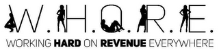 W.H.O.R.E. WORKING HARD ON REVENUE EVERYWHERE