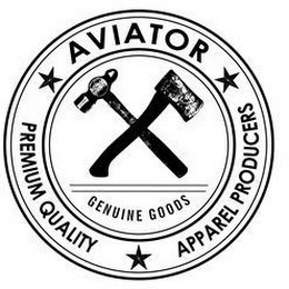 AVIATOR PREMIUM QUALITY APPAREL PRODUCERS GENUINE GOODS