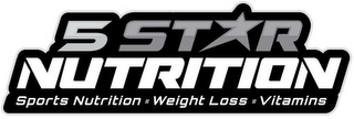 5 STAR NUTRITION SPORTS NUTRITION WEIGHT LOSS VITAMINS