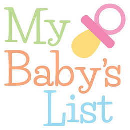 MY BABY¿S LIST