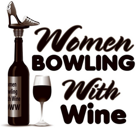 WOMEN BOWLING WITH WINE