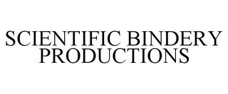 SCIENTIFIC BINDERY PRODUCTIONS