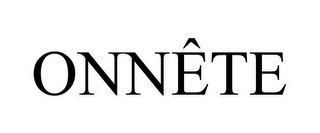 ONNÊTE
