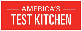AMERICA'S TEST KITCHEN