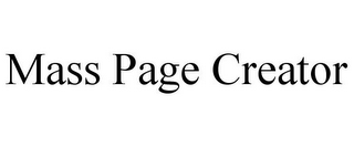 MASS PAGE CREATOR