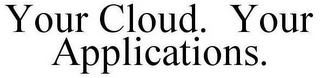 YOUR CLOUD. YOUR APPLICATIONS.