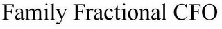 FAMILY FRACTIONAL CFO