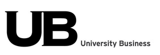 UB UNIVERSITY BUSINESS