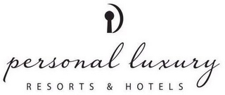 PERSONAL LUXURY RESORTS & HOTELS