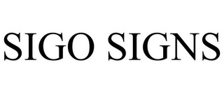 SIGO SIGNS