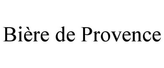 BIÈRE DE PROVENCE