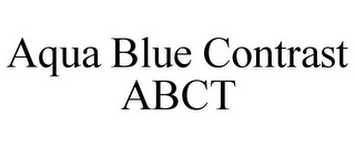 AQUA BLUE CONTRAST ABCT