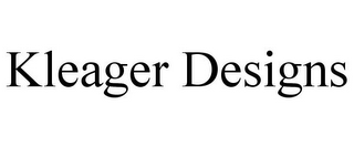 KLEAGER DESIGNS