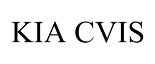 KIA CVIS
