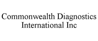 COMMONWEALTH DIAGNOSTICS INTERNATIONAL INC