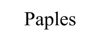 PAPLES