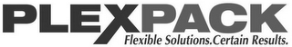 PLEXPACK FLEXIBLE SOLUTIONS. CERTAIN RESULTS.