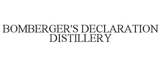 BOMBERGER'S DECLARATION DISTILLERY