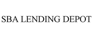 SBA LENDING DEPOT