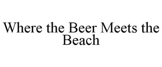 WHERE THE BEER MEETS THE BEACH