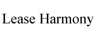 LEASE HARMONY