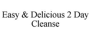 EASY & DELICIOUS 2 DAY CLEANSE