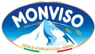 MONVISO 1936 GIOIA E SEMPLICITÀ DAL FORNO