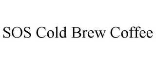 SOS COLD BREW COFFEE