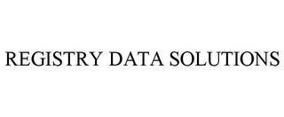 REGISTRY DATA SOLUTIONS