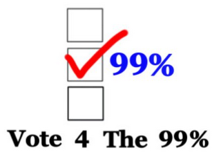 VOTE 4 THE 99%