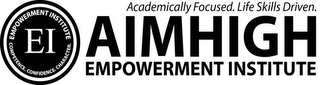 EMPOWERMENT INSTITUTE EI COMPETENCE. CONFIDENCE. CHARACTER. ACADEMICALLY FOCUSED. LIFE SKILLS DRIVEN. AIMHIGH EMPOWERMENT INSTITUTE