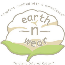 "COMFORT CRAFTED WITH A CONSCIENCE" EARTH-N-WEAR "ANCIENT COLORED COTTON"