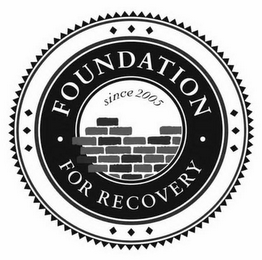 FOUNDATION FOR RECOVERY SINCE 2005