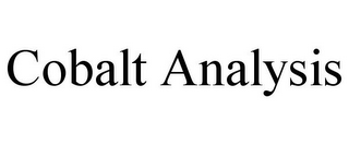 COBALT ANALYSIS