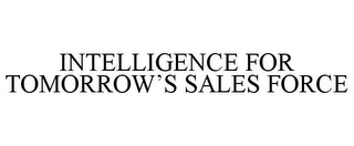 INTELLIGENCE FOR TOMORROW'S SALES FORCE