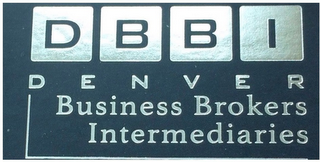 DBBI DENVER BUSINESS BROKERS INTERMEDIARIES