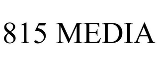 815 MEDIA