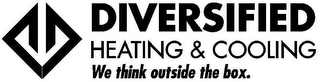 DIVERSIFIED HEATING & COOLING WE THINK OUTSIDE THE BOX.