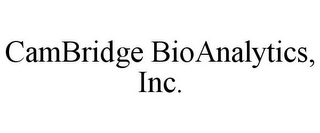 CAMBRIDGE BIOANALYTICS, INC.