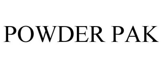 POWDER PAK