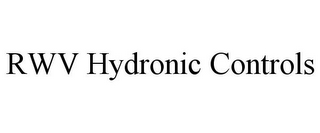 RWV HYDRONIC CONTROLS