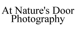AT NATURE'S DOOR PHOTOGRAPHY