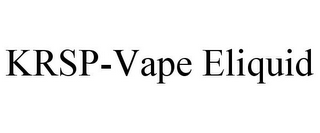 KRSP-VAPE ELIQUID