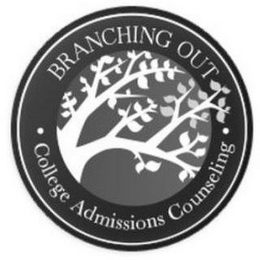 BRANCHING OUT · COLLEGE ADMISSION COUNSELING ·