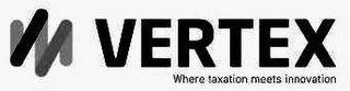 VERTEX WHERE TAXATION MEETS INNOVATION