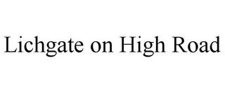 LICHGATE ON HIGH ROAD