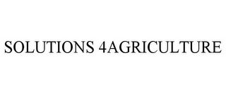 SOLUTIONS 4AGRICULTURE