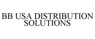 BB USA DISTRIBUTION SOLUTIONS